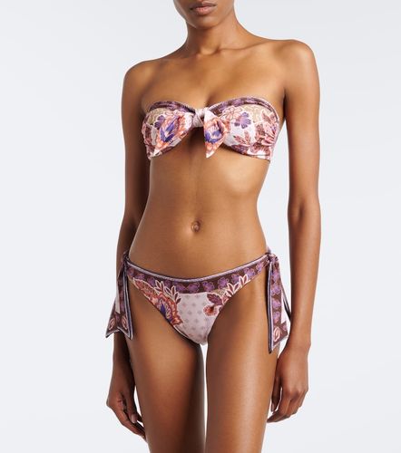 Savannah printed bandeau bikini top - Alexandra Miro - Modalova