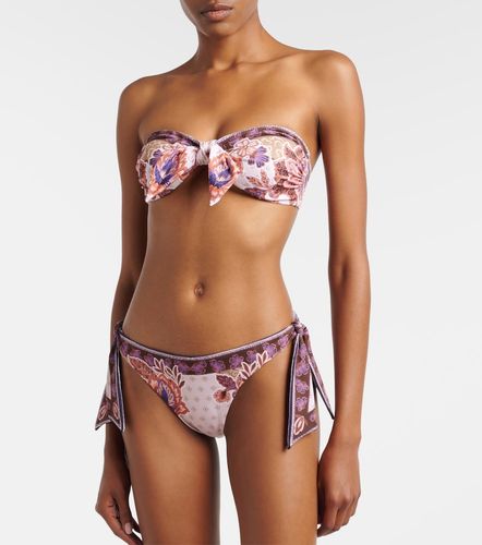 Top de bikini bandeau Savannah estampado - Alexandra Miro - Modalova