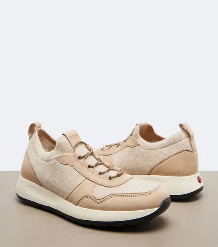 Tod's Leather-trimmed sneakers - Tod's - Modalova