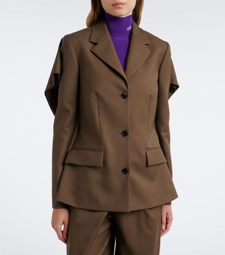 Loewe Blazer in lana con cappa - Loewe - Modalova