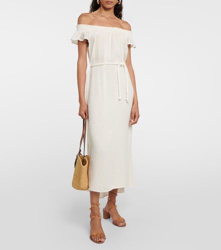 Vestido midi Justine de gasa de algodón - Velvet - Modalova
