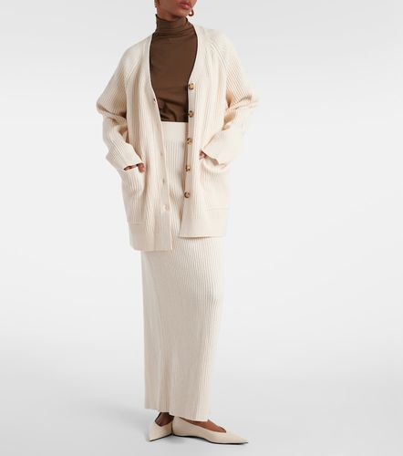 Oversized cotton-blend boucle cardigan - Toteme - Modalova