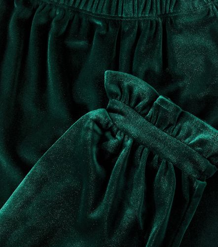 Pantalones Agnete de terciopelo con volantes - Molo - Modalova