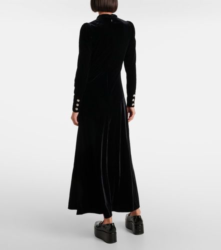 Ganni Midikleid aus Samt - Ganni - Modalova