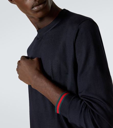 Gucci Pullover Web in lana - Gucci - Modalova