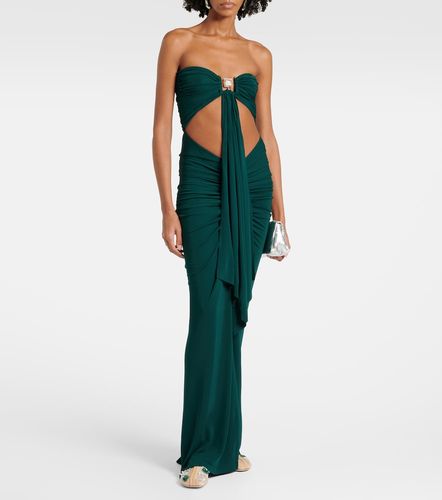 Bezel Quartz cutout strapless jersey gown - Christopher Esber - Modalova