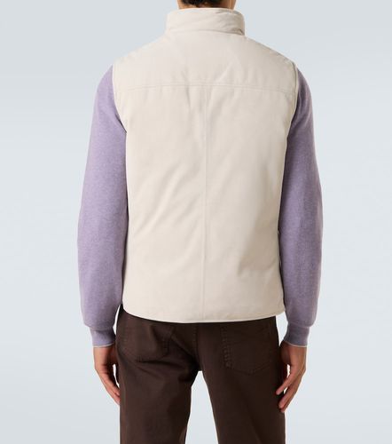 Brunello Cucinelli Suede down vest - Brunello Cucinelli - Modalova