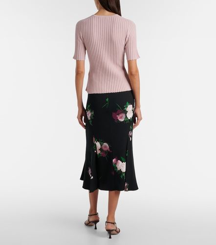 Erdem Top de pointelle de algodón - Erdem - Modalova