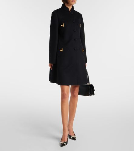 VGold wool and cashmere coat - Valentino Garavani - Modalova