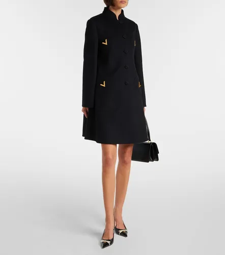VGold wool and cashmere coat - Valentino - Modalova