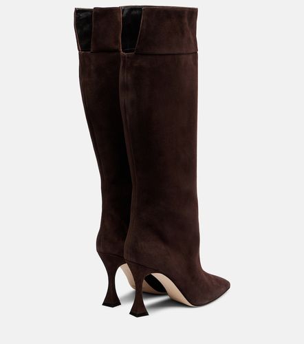 Stivali Miralonepla 90 in suede - Manolo Blahnik - Modalova