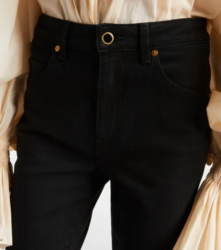 High-Rise Cropped Flared Jeans Vivian - Khaite - Modalova