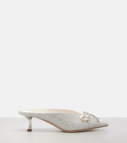 Mules Auria 50 aus Satin mit Kristallen - Jimmy Choo - Modalova