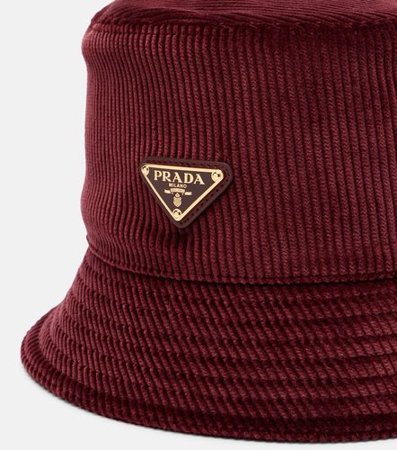 Sombrero de pescador de pana de algodón - Prada - Modalova