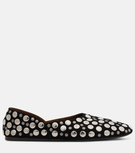 Jane studded suede ballet flats - Khaite - Modalova