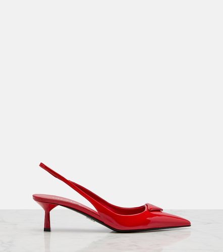 Patent leather slingback pumps - Prada - Modalova