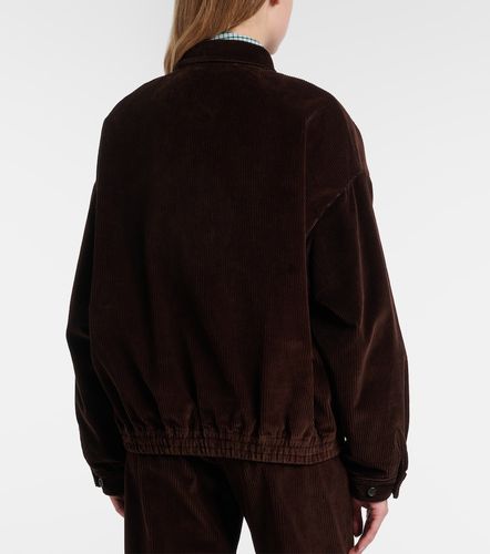 Chaqueta oversized de pana de algodón - Miu Miu - Modalova