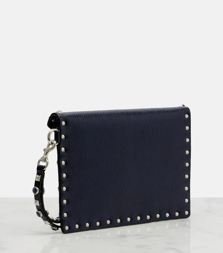 Rockstud Medium leather pouch - Valentino Garavani - Modalova