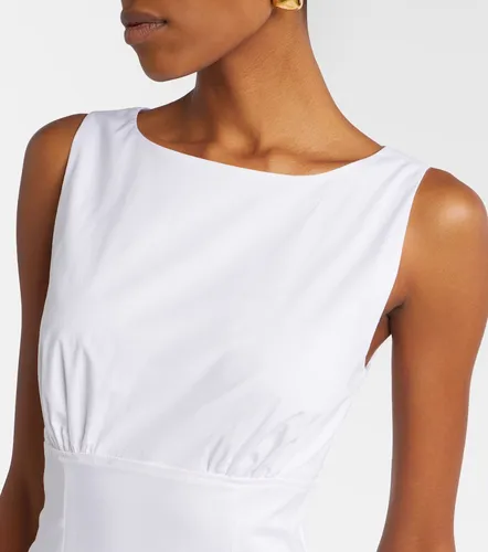 Vestido midi Gwen de popelín de algodón - Staud - Modalova