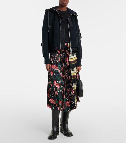 Sacai Printed plisse midi skirt - Sacai - Modalova