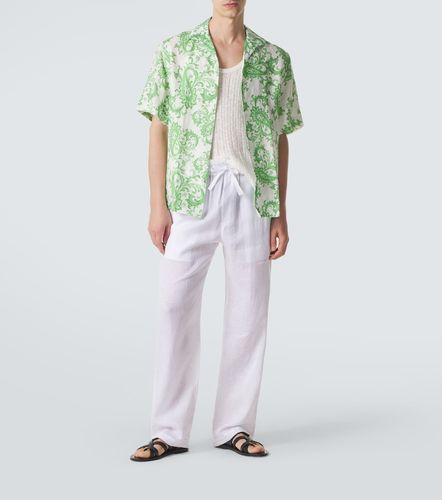 Etro Camisa de lino con paisley - Etro - Modalova