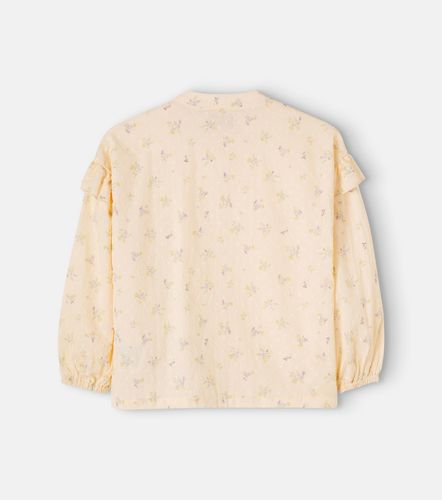 Camisa Gerda de algodón floral - Wheat - Modalova
