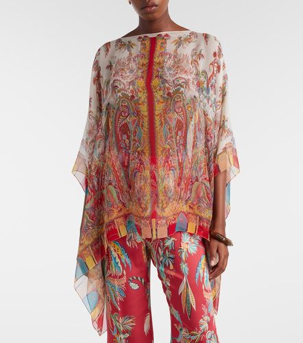 Etro Capa de seda estampada - Etro - Modalova