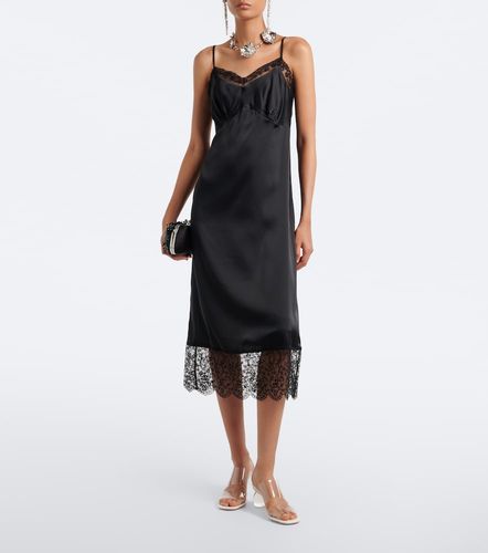 Vestido lencero de satén - Simone Rocha - Modalova