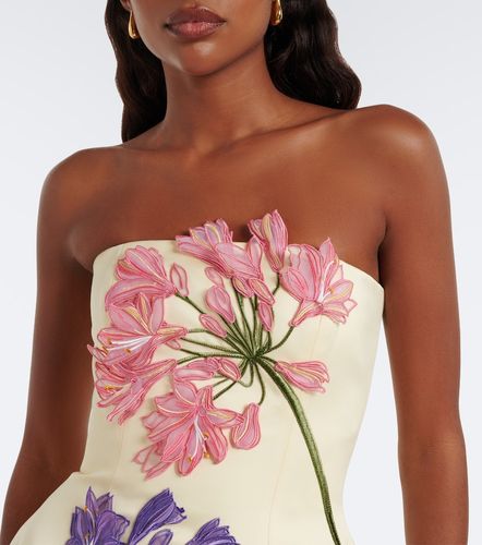 Vestido bustier Roselle con aplique floral - Leo Lin - Modalova
