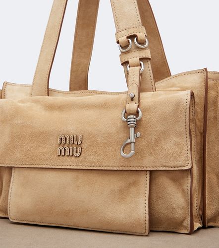 Utilitaire suede shoulder bag - Miu Miu - Modalova