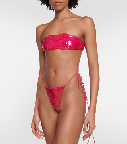 Sequined side-tie panties - LaQuan Smith - Modalova