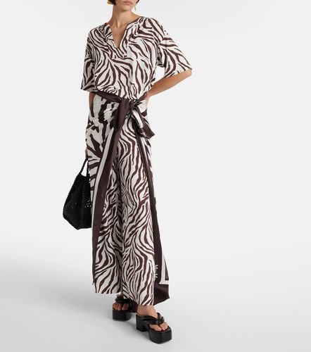 Siberia zebra-print jersey top - Max Mara - Modalova