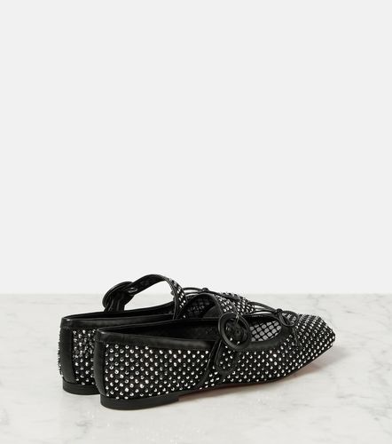 Mamastrapitina embellished mesh ballet flats - Christian Louboutin - Modalova