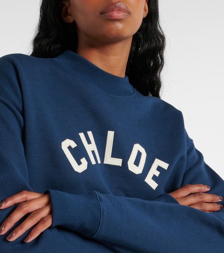 Chloé Sudadera de algodón con logo - Chloe - Modalova