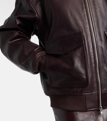 Viper leather jacket - The Frankie Shop - Modalova