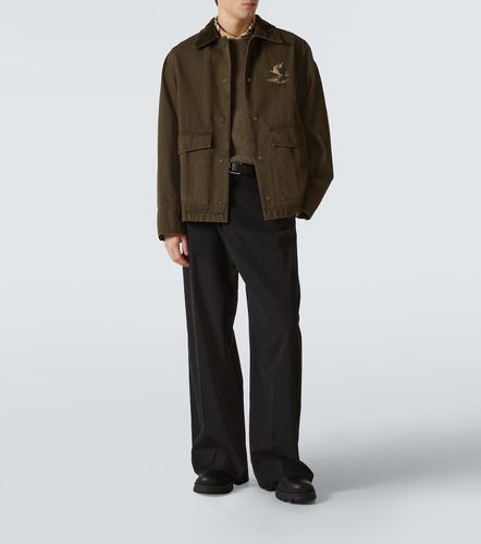 Giacca in twill cotone con velluto a coste - Burberry - Modalova