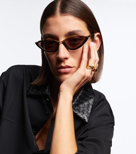 Occhiali da sole cat-eye - Bottega Veneta - Modalova