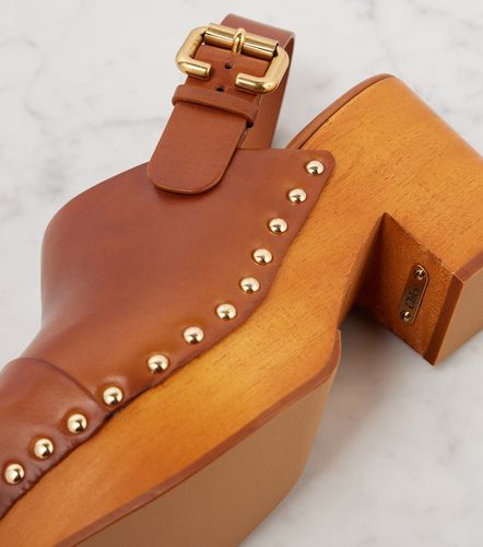 Chloé Clogs Jeannette aus Leder - Chloe - Modalova
