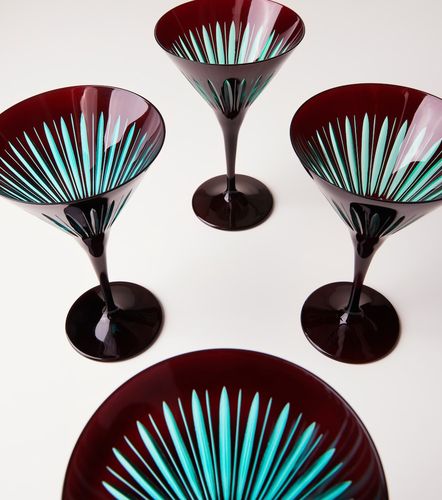 Set di 4 bicchieri da Martini Prism - L'Objet - Modalova