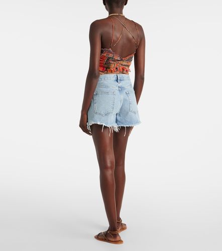 The Hang mid-rise denim shorts - Frame - Modalova