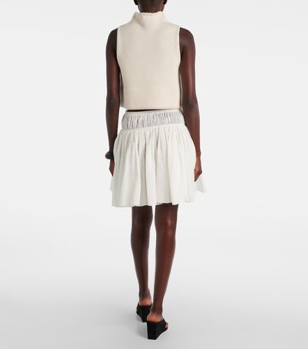 Alaïa Minifalda de algodón y lino - Alaia - Modalova