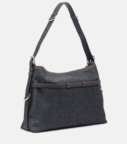 Borsa a spalla Voyou Medium in denim - Givenchy - Modalova