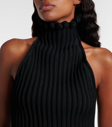Alaia Ribbed-knit turtleneck top - Alaia - Modalova