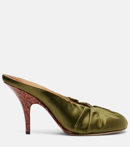 Dries Van Noten Mules 90 de satén - Dries Van Noten - Modalova