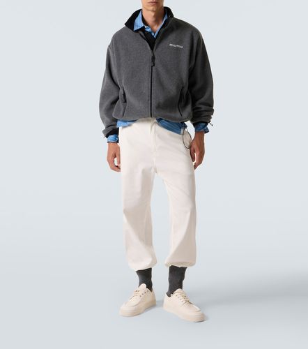 Sudadera de forro polar con logo - Miu Miu - Modalova
