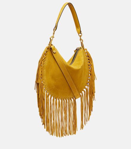 Borsa a spalla Oskan in suede con frange - Isabel Marant - Modalova