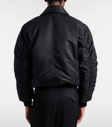 Blouson Intrecciato mit Leder - Bottega Veneta - Modalova