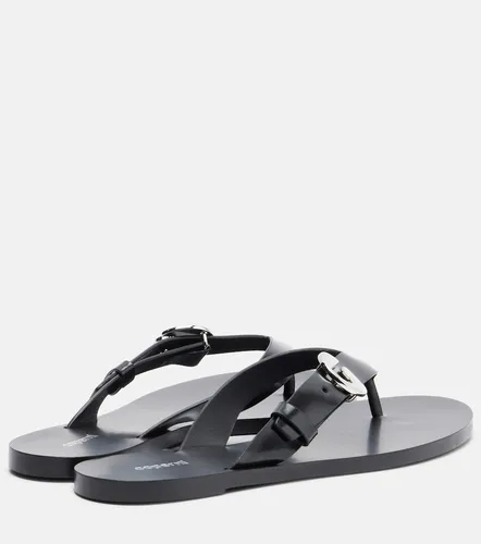 Coperni Logo leather thong sandals - Coperni - Modalova