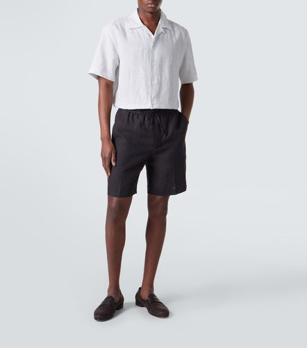 Brioni Bermuda in lino - Brioni - Modalova