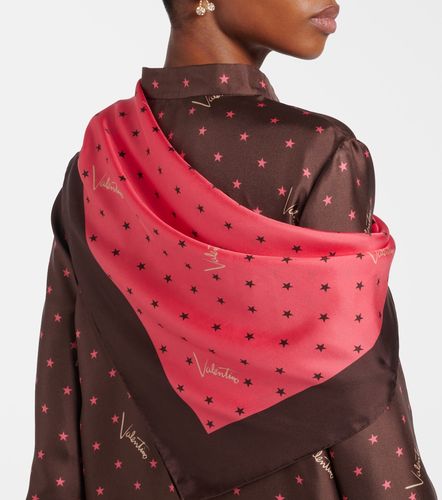 Valentino Printed silk twill scarf - Valentino - Modalova